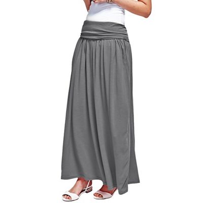 Grey Maxi Skirt with CoolFresh